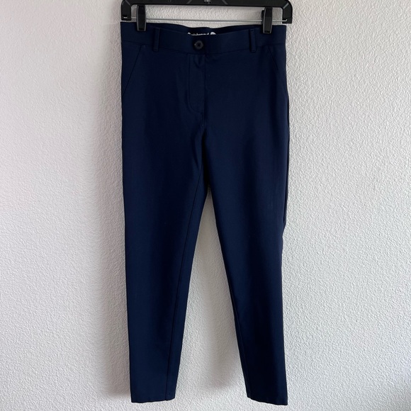 Betabrand Women's Classic DPYP Dress Pant Yoga Pant Skinny Navy - Picture 2 of 11